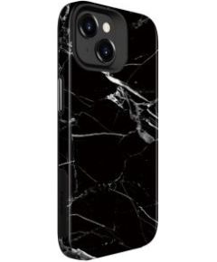 Evelatus iPhone 15 Plus Armor case TPU+PC Customized Print Design Marble Apple Black