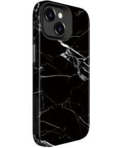 Evelatus iPhone 15 Armor case TPU+PC Customized Print Design Marble Apple Black