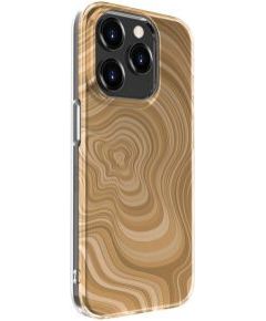 Evelatus iPhone 15 Pro Max PC Customized Print Design Apple Desert Gold