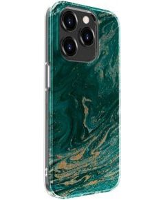 Evelatus iPhone 15 Pro Max PC Customized Print Design Marble Apple Turquoise