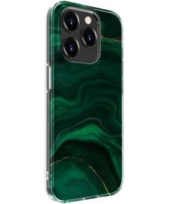 Evelatus iPhone 15 Pro Max PC Customized Print Design Marble Apple Green
