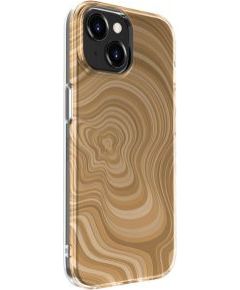 Evelatus iPhone 15 PC Customized Print Design Apple Desert Gold