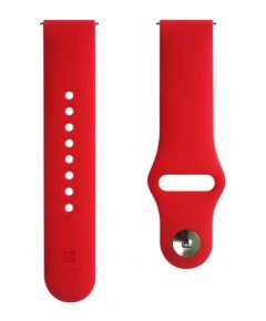 Evelatus 20mm Silicone Loop (130mm M/L)  Red