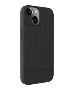 iLike iPhone 14 Plastic Leather Back Cover Apple Black