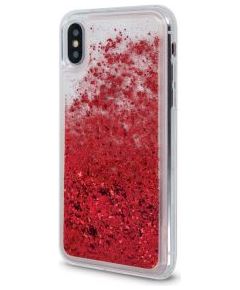 OEM iPhone X / iPhone XS Liquid Sparkle TPU Back Case Apple Red