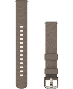 Garmin watch strap Lily 2 Nylon, coffee/cream gold