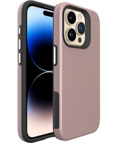 Vmax Triangle maciņš iPhone 15 Pro Max 6,7" rozā zelta krāsā