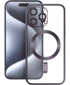 Vmax Electroplating Mag TPU Чехол для iPhone 14 6,1" фиолетовый