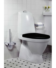 Gustavsberg poda sēdriņkis ar vāku Nautic, QR/SC, melns Poda vāki