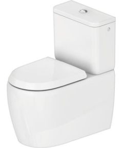 Duravit poda apakša Qatego Rimless, 390x660 mm, universāls izvads, balts