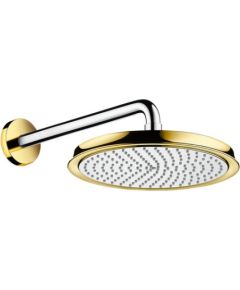 Hansgrohe dušas galva ar turētāju Raindance Classic Air, d=240 mm, no sienas, hroms/zelts