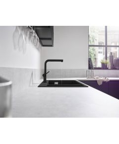 Hansgrohe virtuves izlietnes maisītājs ar izvelkamu dušu Talis M54 270 1jet, matēts melns + sBox