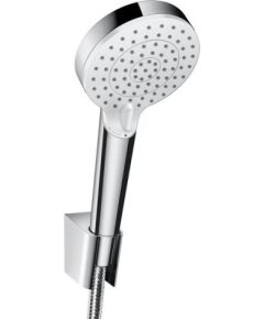 Hansgrohe rokas dušas komplekts Crometta 100 Vario Porter, Comfortflex 1250 mm, balts/hroms