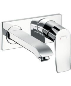 Hansgrohe iebūvējamā izlietnes maisītāja Metris virsapmetuma daļa, 2 caurumu, iztece 165 mm, no sienas, hroms
