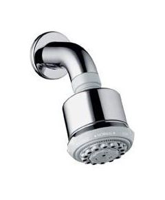 Hansgrohe dušas galva ar turētāju Clubmaster 3jet, no sienas, hroms Dušas un komplekti