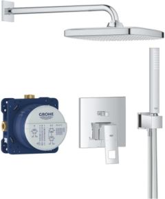 Grohe iebūvējamais dušas maisītāja komplekts Eurocube Perfect/Tempesta 250 Cube, hroms