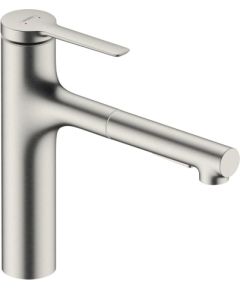 Hansgrohe virtuves izlietnes maisītājs ar izvelkamu dušu Zesis M33-160 2jet, stainless steel finish + sBox