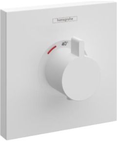 Hansgrohe iebūvējamā termostata ShowerSelect virsapmetuma daļa, matēts balts