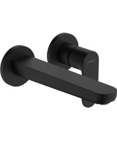 Hansgrohe iebūvējamā izlietnes maisītāja Rebris S virsapmetuma daļa, 2 caurumi, iztece 205 mm, no sienas, matē