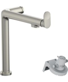 Hansgrohe virtuves izlietnes maisītājs Aqittura M91 FilterSystem 240, bez filtra, stainless steel finish