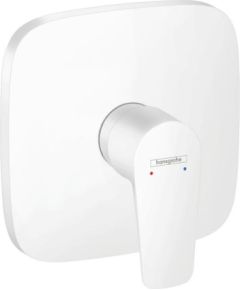 Hansgrohe iebūvējamā dušas maisītāja Talis E virsapmetuma daļa, matēts balts