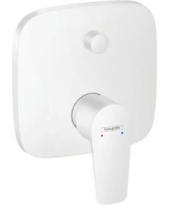 Hansgrohe iebūvējamā vannas maisītāja Talis E virsapmetuma daļa, matēta balta