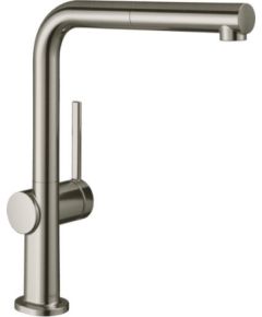 Hansgrohe virtuves izlietnes maisītājs ar izvelkamu dušu Talis M54 270 1jet, stainless steel