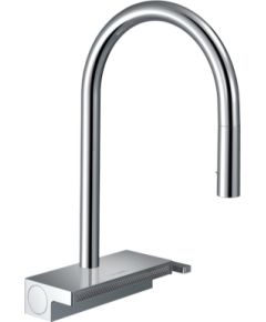 Hansgrohe virtuves izlietnes maisītājs ar izvelkamu dušu Aquno Select M81 170 3jet, hroms + sBox