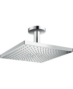 Hansgrohe dušas galva ar turētāju Raindance E 300 1jet, no griestiem, hroms