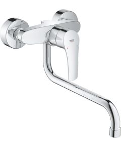 Grohe virtuves izlietnes maisītājs Eurosmart, iztece 276 mm, no sienas, hroms