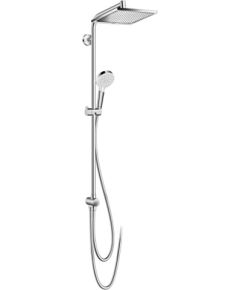 Hansgrohe dušas sistēma ar pārslēdzēju Crometta E 240 1jet Reno/Crometta Vario, EcoSmart 9 l/min, hroms