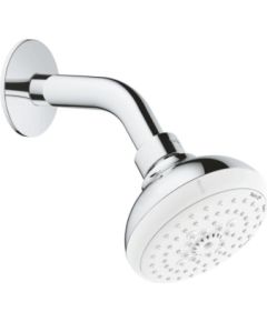 Grohe dušas galva ar turētāju Tempesta 100 IV, no sienas, hroms