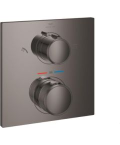 Grohe iebūvējamā dušas termostata Allure virsapmetuma daļa, hard graphite