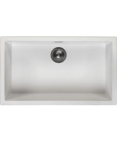 Reginox virtuves izlietne Amsterdam 72, viena bļoda, 780x460 mm, pure white Virtuves izlietnes
