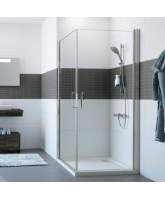 Huppe dušas stūris Classics 2, 900x900 mm, h=2000, hroms/caurspīdīgs stikls AP