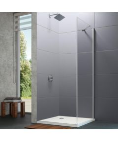 Huppe dušas siena stūrim Design pure, 900 mm, h=2000, hroms/caurspīdīgs stikls AP Душевые стенки
