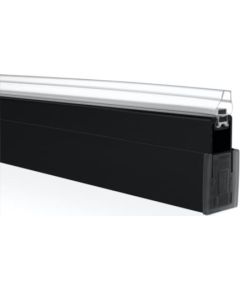 Huppe profils nišai Design pure, 2000 mm, black edition Aksesuāri vannas istabām