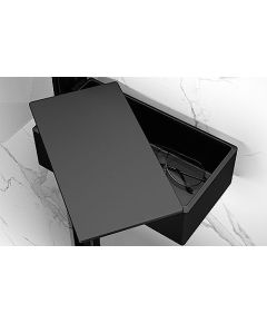 Huppe piederumu kastīte ar vāku Select +, matt silver