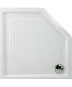 PAA dušas paliktnis Classic PPV44X, 900x900 mm, ar paneli, balts
