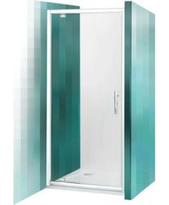 dušas durvis PXDO1N, 1000 mm, h=2000, briliants/caurspīdīgs stikls