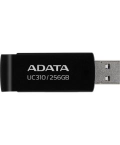 A-data MEMORY DRIVE FLASH USB3.2 256G/BLACK UC310-256G-RBK ADATA