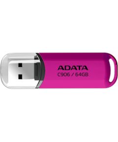 MEMORY DRIVE FLASH USB2 64GB/PINK AC906-64G-RPP A-DATA