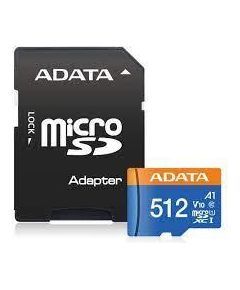 A-data MEMORY MICRO SDXC 512GB W/AD./AUSDX512GUICL10A1-RA1 ADATA