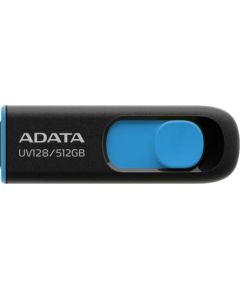 A-data MEMORY DRIVE FLASH USB3 512GB/BLK/BLUE AUV128-512G-RBE ADATA