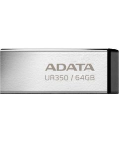 A-data MEMORY DRIVE FLASH USB3.2 64GB/BLACK UR350-64G-RSR/BK ADATA