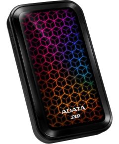 A-data External SSD ADATA SE770G 2TB USB-C USB 3.2 Write speed 800 MBytes/sec Read speed 1000 MBytes/sec ASE770G-2TU32G2-CBK