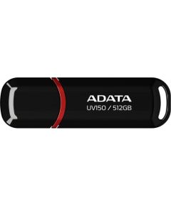 A-data MEMORY DRIVE FLASH USB3 512GB/BLACK AUV150-512G-RBK ADATA