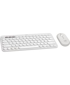 LOGITECH Pebble 2 Bluetooth Keyboard Combo - TONAL WHITE - US INT'L