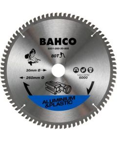 Griešanas disks Bahco 8501-260-30-80S; 260x30 mm; Z80