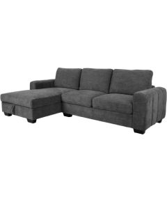 Corner sofa MARITA LC, dark grey